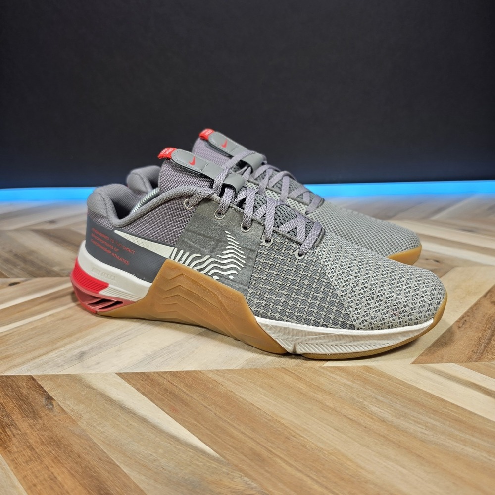Nike Metcon 8 Training Shoes Mens 10 Gray Cross Fit Lifting Running DO9328-005